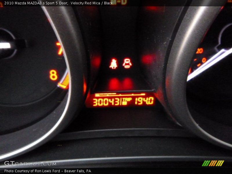 Velocity Red Mica / Black 2010 Mazda MAZDA3 s Sport 5 Door