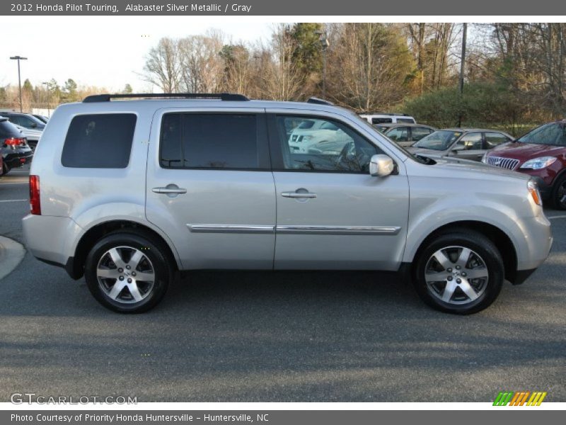 Alabaster Silver Metallic / Gray 2012 Honda Pilot Touring