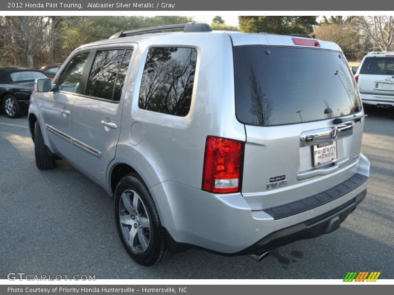 Alabaster Silver Metallic / Gray 2012 Honda Pilot Touring