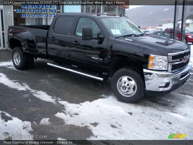 Black / Ebony 2014 Chevrolet Silverado 3500HD LTZ Crew Cab 4x4 Dual Rear Wheel