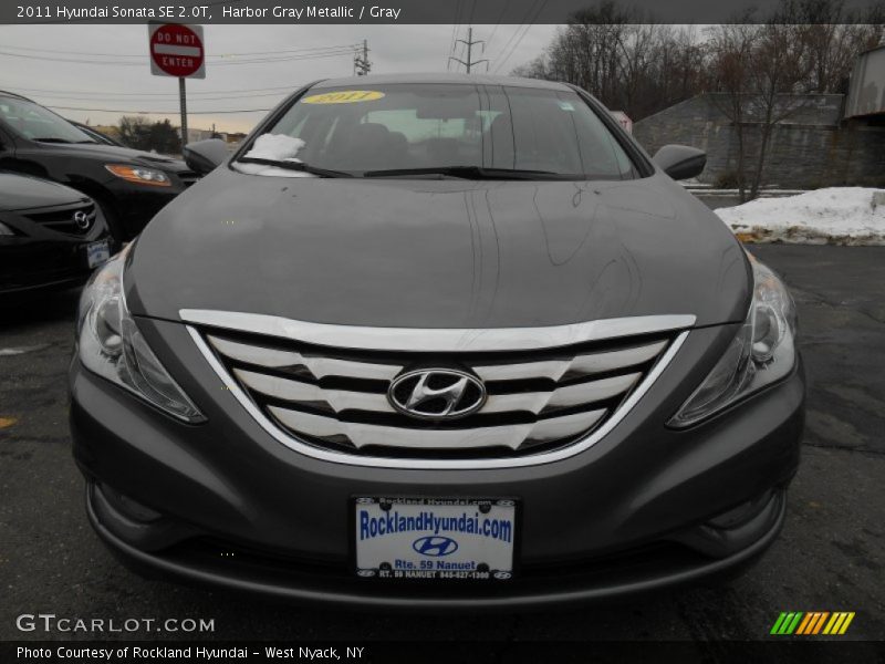 Harbor Gray Metallic / Gray 2011 Hyundai Sonata SE 2.0T