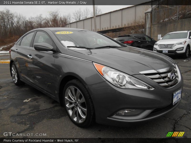 Harbor Gray Metallic / Gray 2011 Hyundai Sonata SE 2.0T