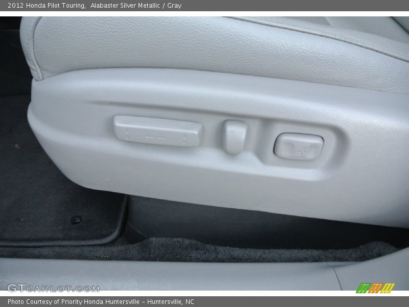 Alabaster Silver Metallic / Gray 2012 Honda Pilot Touring
