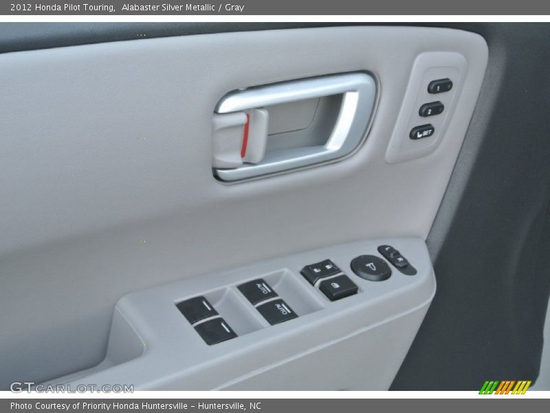 Alabaster Silver Metallic / Gray 2012 Honda Pilot Touring