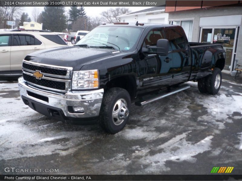 Black / Ebony 2014 Chevrolet Silverado 3500HD LTZ Crew Cab 4x4 Dual Rear Wheel