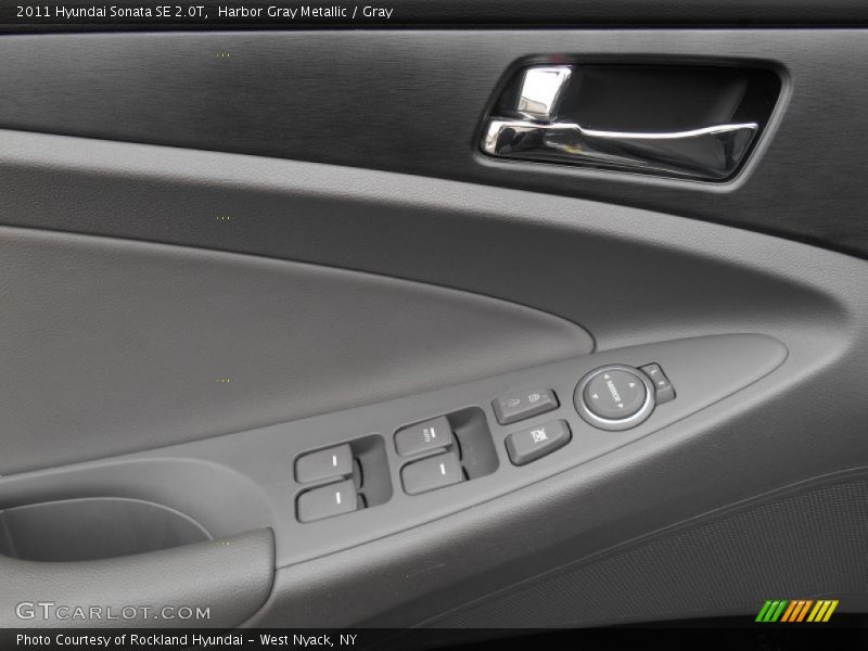 Harbor Gray Metallic / Gray 2011 Hyundai Sonata SE 2.0T