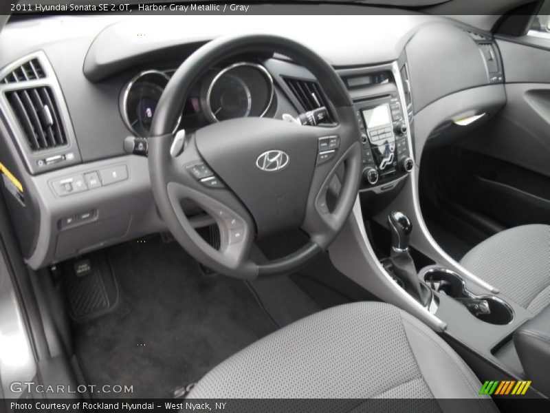 Harbor Gray Metallic / Gray 2011 Hyundai Sonata SE 2.0T