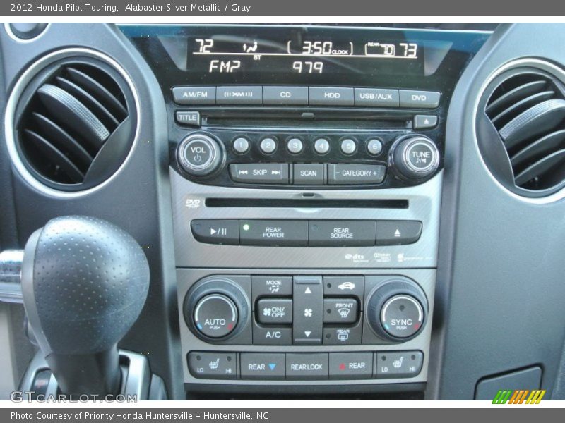 Alabaster Silver Metallic / Gray 2012 Honda Pilot Touring