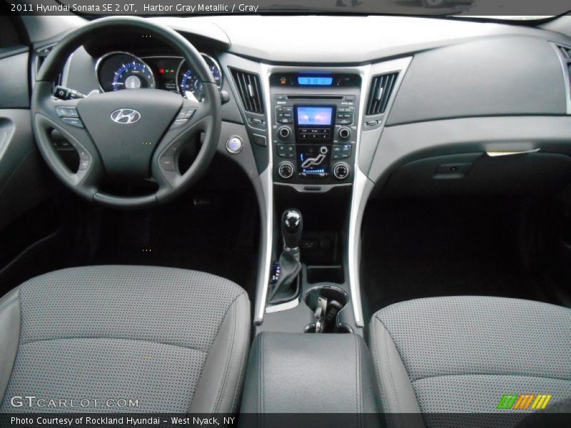 Harbor Gray Metallic / Gray 2011 Hyundai Sonata SE 2.0T