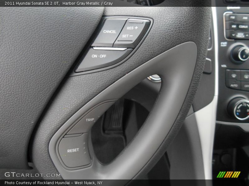 Harbor Gray Metallic / Gray 2011 Hyundai Sonata SE 2.0T