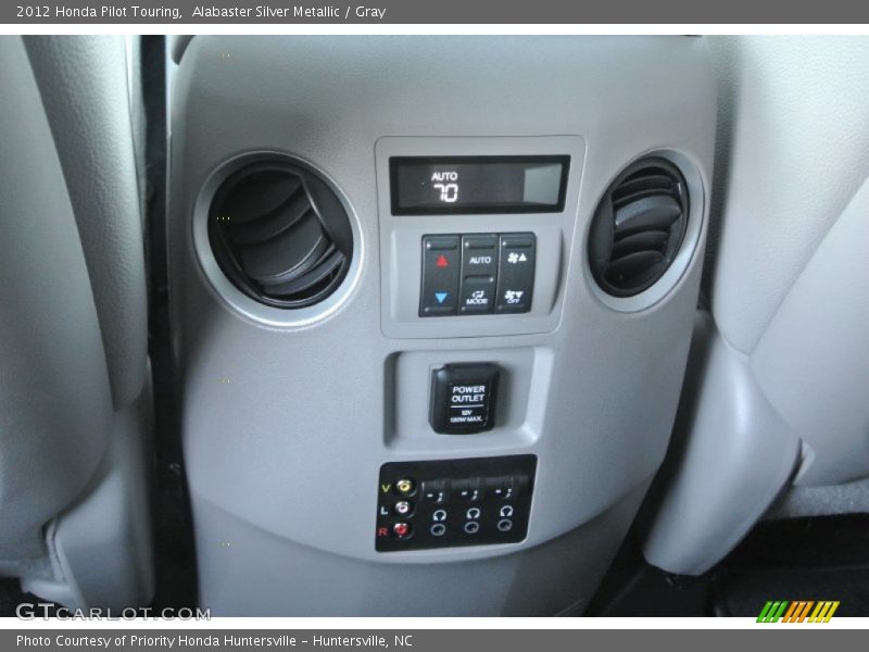 Alabaster Silver Metallic / Gray 2012 Honda Pilot Touring