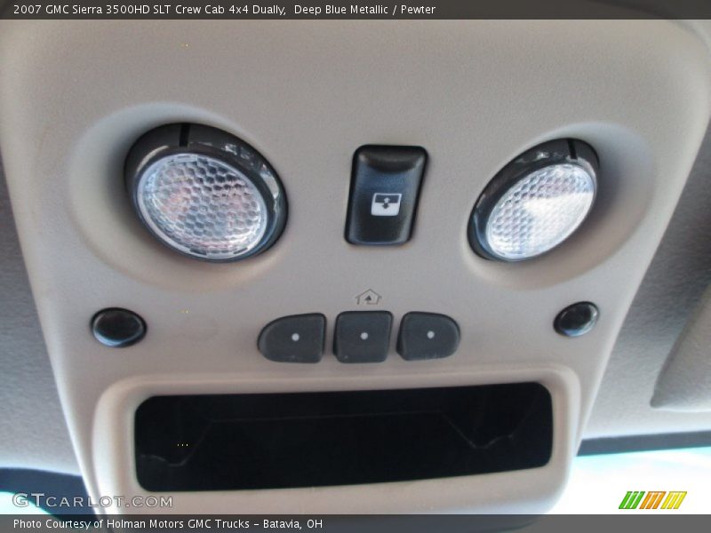 Deep Blue Metallic / Pewter 2007 GMC Sierra 3500HD SLT Crew Cab 4x4 Dually
