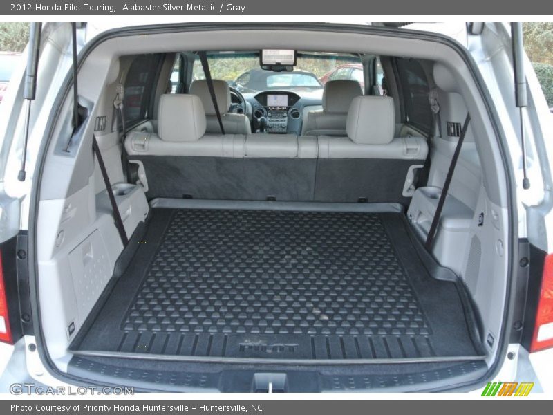 Alabaster Silver Metallic / Gray 2012 Honda Pilot Touring