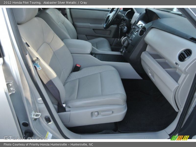 Alabaster Silver Metallic / Gray 2012 Honda Pilot Touring