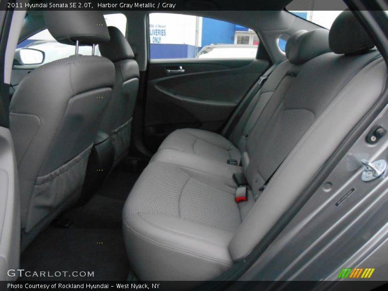 Harbor Gray Metallic / Gray 2011 Hyundai Sonata SE 2.0T