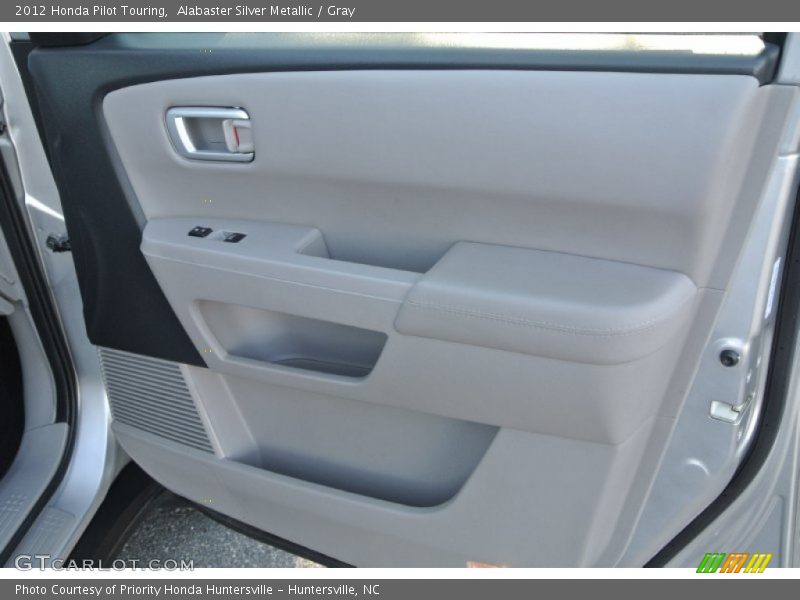 Alabaster Silver Metallic / Gray 2012 Honda Pilot Touring