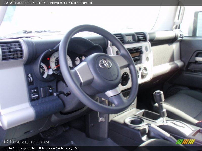 Iceberg White / Dark Charcoal 2010 Toyota FJ Cruiser TRD