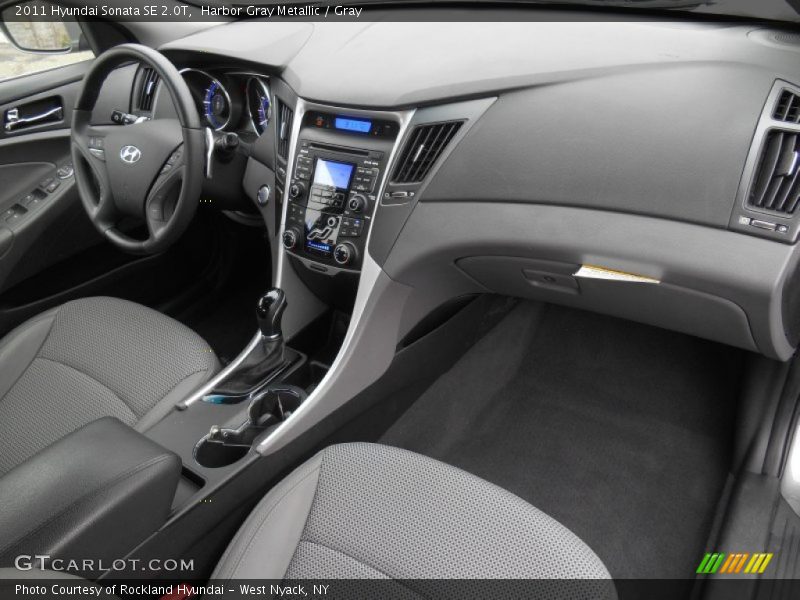 Harbor Gray Metallic / Gray 2011 Hyundai Sonata SE 2.0T