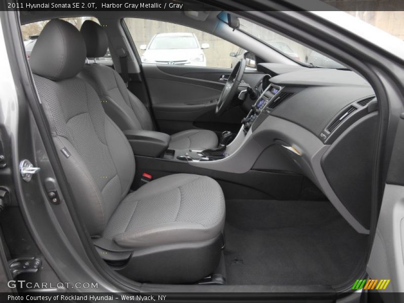 Harbor Gray Metallic / Gray 2011 Hyundai Sonata SE 2.0T