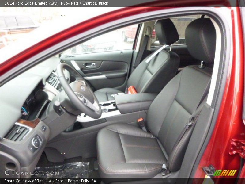 Front Seat of 2014 Edge Limited AWD