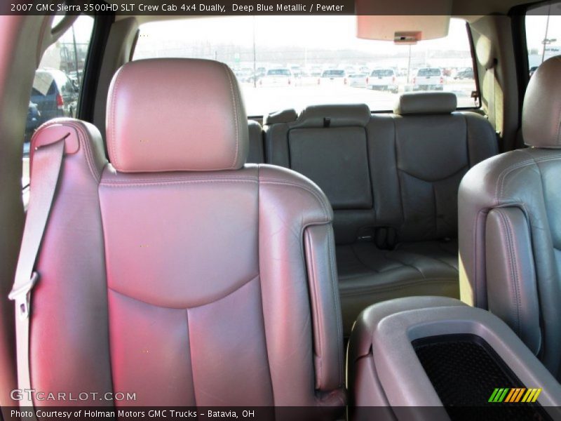 Deep Blue Metallic / Pewter 2007 GMC Sierra 3500HD SLT Crew Cab 4x4 Dually
