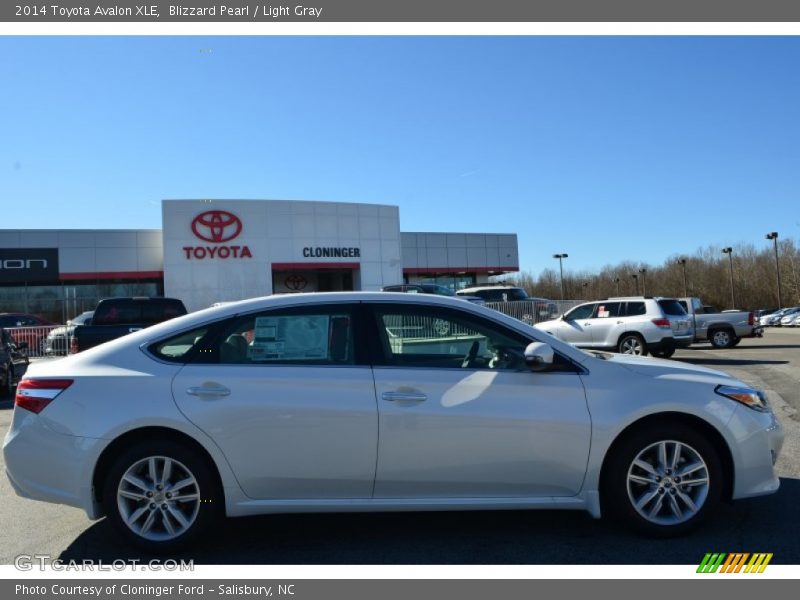 Blizzard Pearl / Light Gray 2014 Toyota Avalon XLE