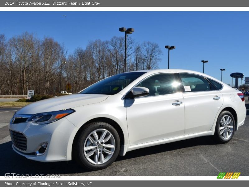 Blizzard Pearl / Light Gray 2014 Toyota Avalon XLE