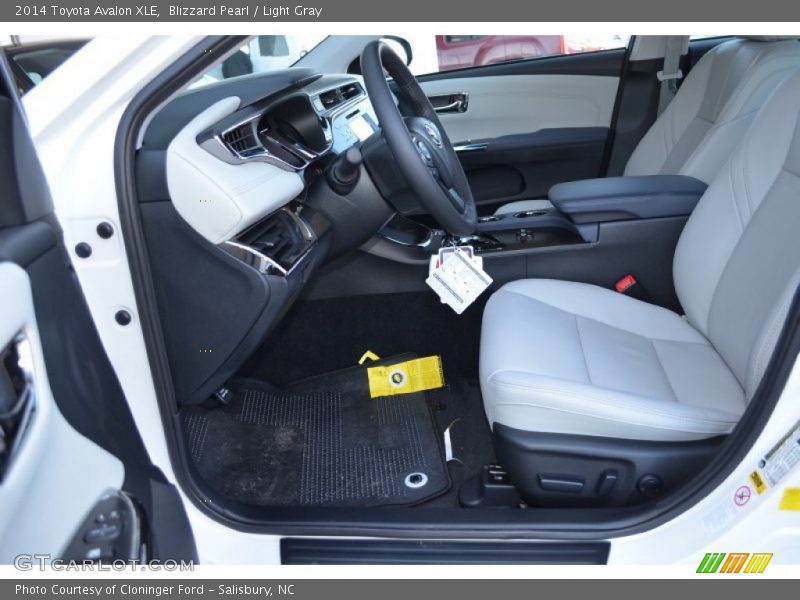 Blizzard Pearl / Light Gray 2014 Toyota Avalon XLE