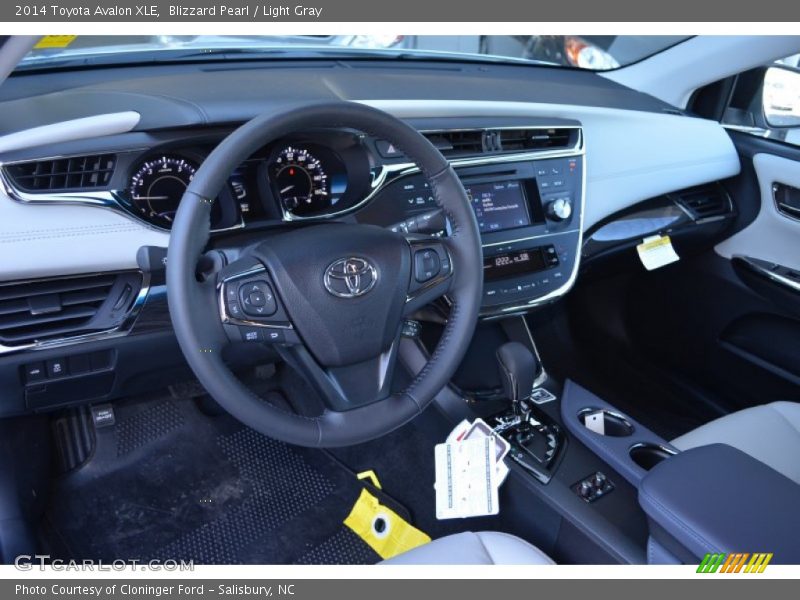 Blizzard Pearl / Light Gray 2014 Toyota Avalon XLE