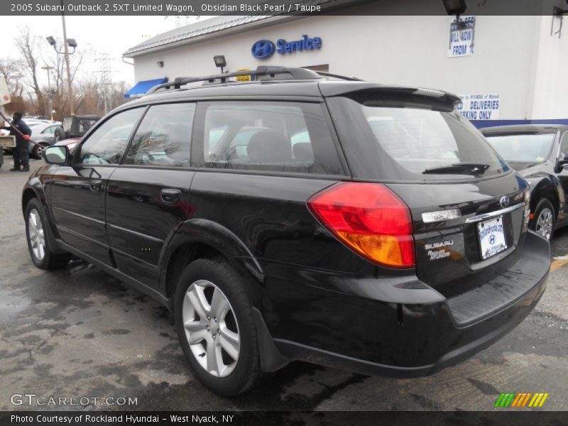 Obsidian Black Pearl / Taupe 2005 Subaru Outback 2.5XT Limited Wagon
