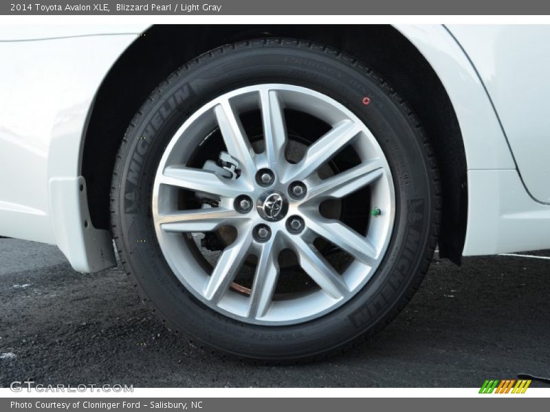 Blizzard Pearl / Light Gray 2014 Toyota Avalon XLE