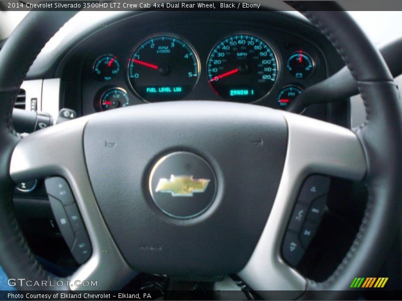 Black / Ebony 2014 Chevrolet Silverado 3500HD LTZ Crew Cab 4x4 Dual Rear Wheel