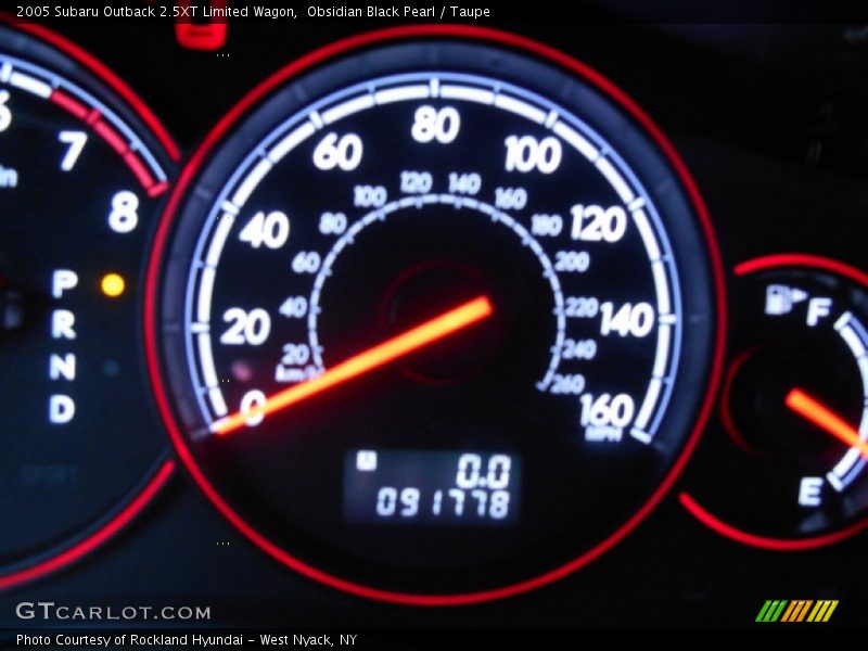 Obsidian Black Pearl / Taupe 2005 Subaru Outback 2.5XT Limited Wagon