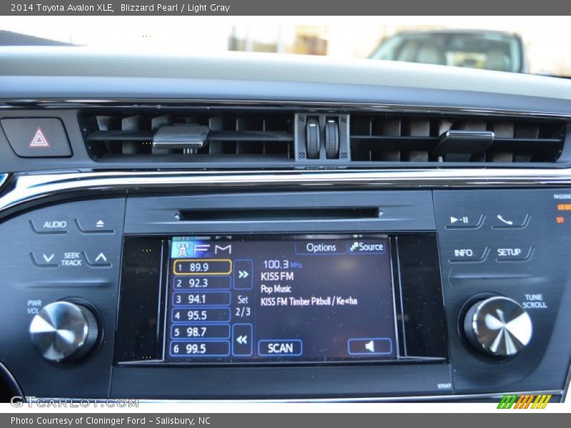 Blizzard Pearl / Light Gray 2014 Toyota Avalon XLE