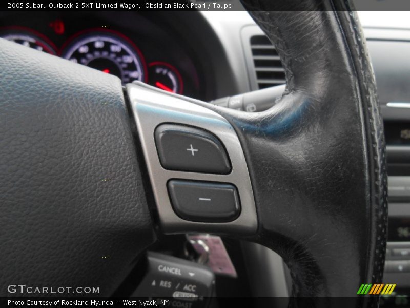 Obsidian Black Pearl / Taupe 2005 Subaru Outback 2.5XT Limited Wagon