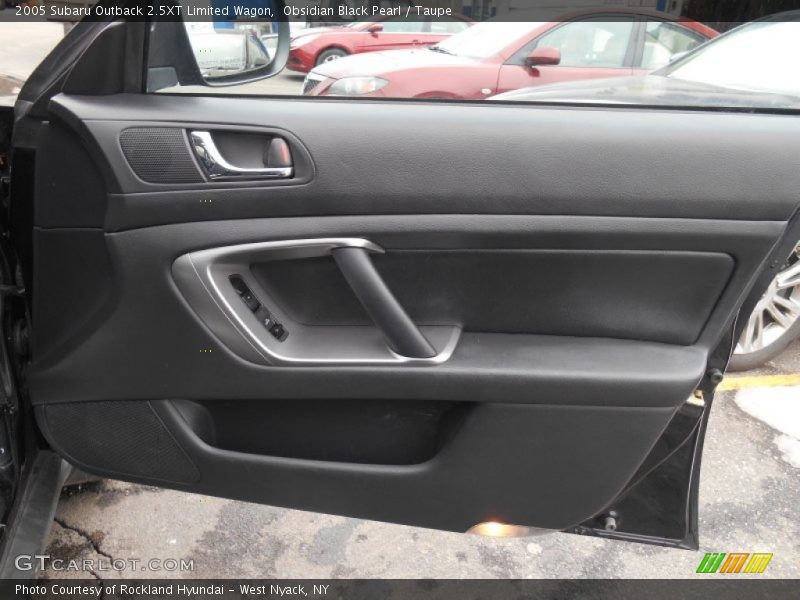 Obsidian Black Pearl / Taupe 2005 Subaru Outback 2.5XT Limited Wagon