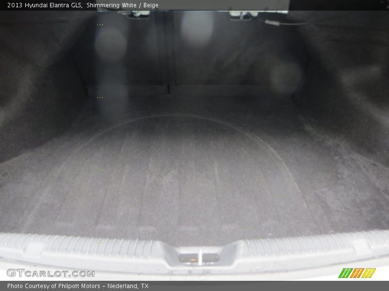 Shimmering White / Beige 2013 Hyundai Elantra GLS