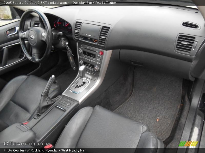 Obsidian Black Pearl / Taupe 2005 Subaru Outback 2.5XT Limited Wagon