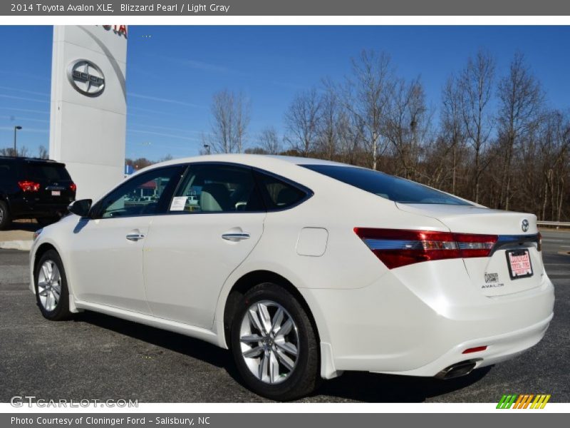 Blizzard Pearl / Light Gray 2014 Toyota Avalon XLE