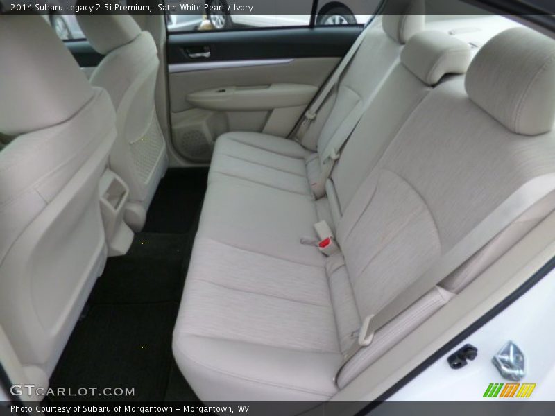 Satin White Pearl / Ivory 2014 Subaru Legacy 2.5i Premium