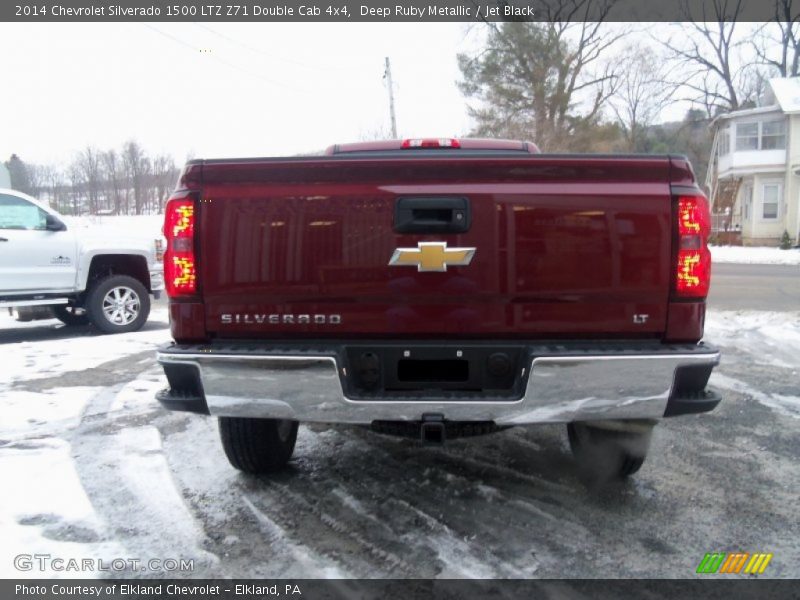 Deep Ruby Metallic / Jet Black 2014 Chevrolet Silverado 1500 LTZ Z71 Double Cab 4x4