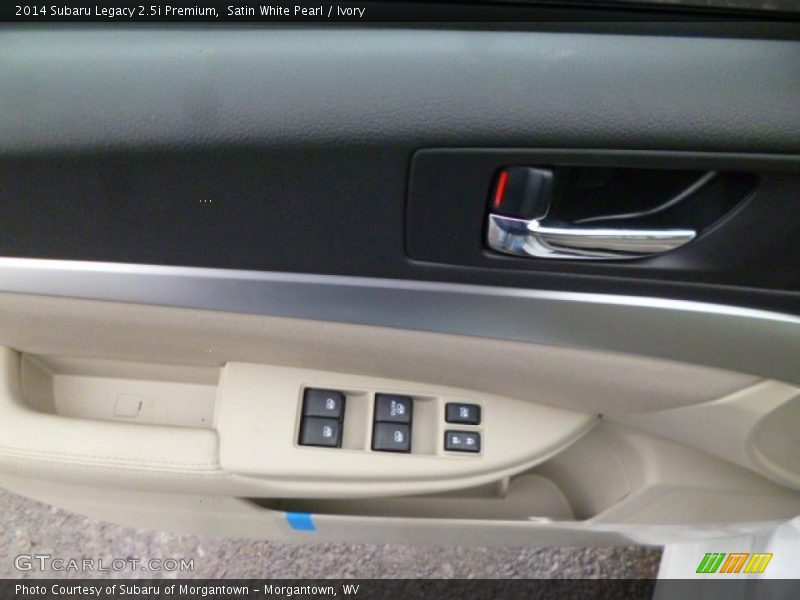 Satin White Pearl / Ivory 2014 Subaru Legacy 2.5i Premium