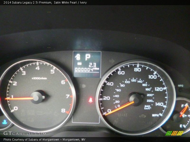 Satin White Pearl / Ivory 2014 Subaru Legacy 2.5i Premium