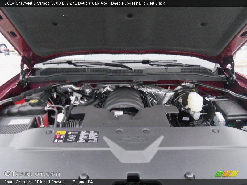 Deep Ruby Metallic / Jet Black 2014 Chevrolet Silverado 1500 LTZ Z71 Double Cab 4x4
