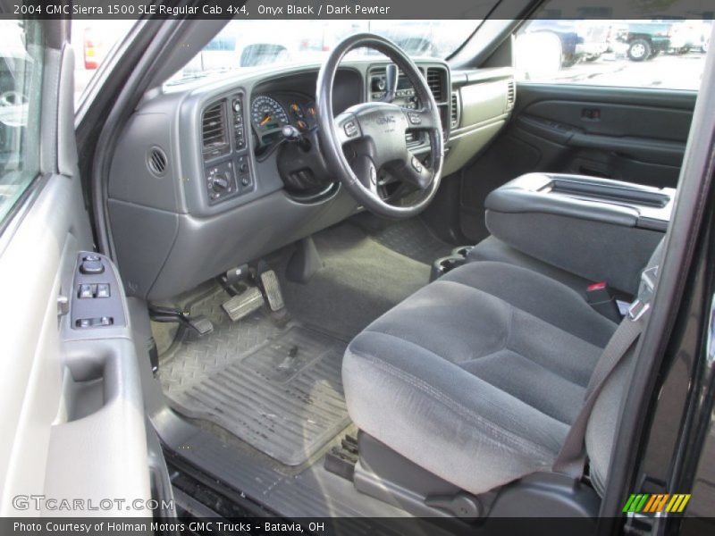 Onyx Black / Dark Pewter 2004 GMC Sierra 1500 SLE Regular Cab 4x4