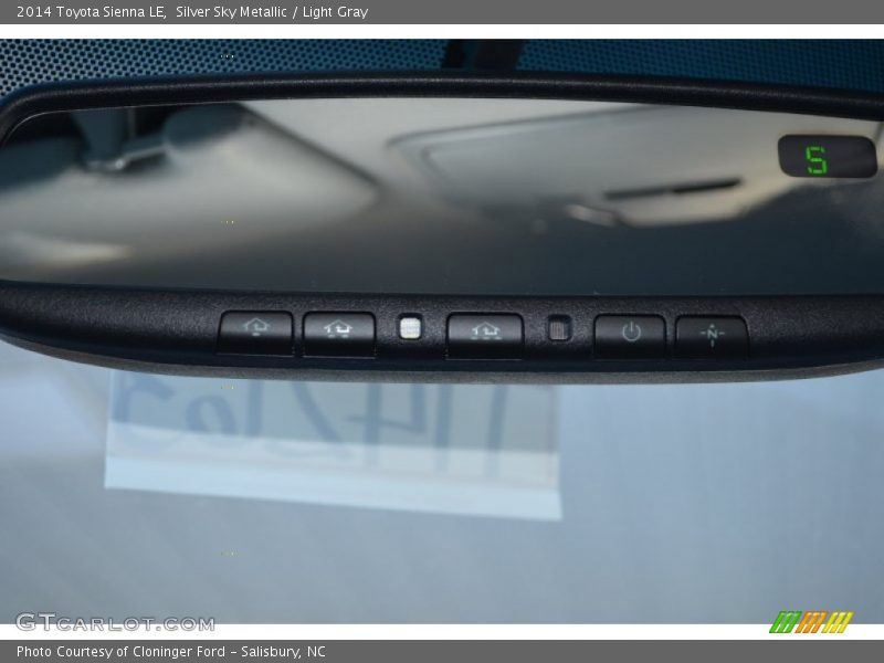 Silver Sky Metallic / Light Gray 2014 Toyota Sienna LE