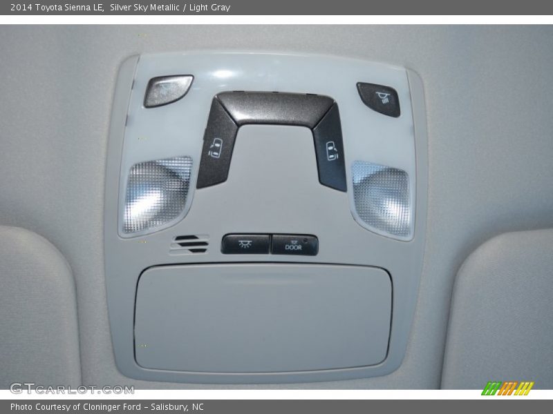Silver Sky Metallic / Light Gray 2014 Toyota Sienna LE