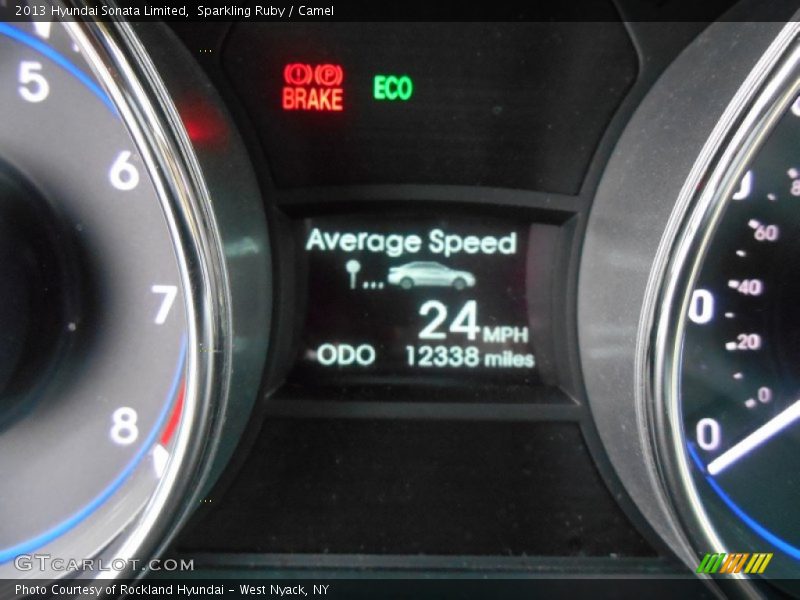 Sparkling Ruby / Camel 2013 Hyundai Sonata Limited