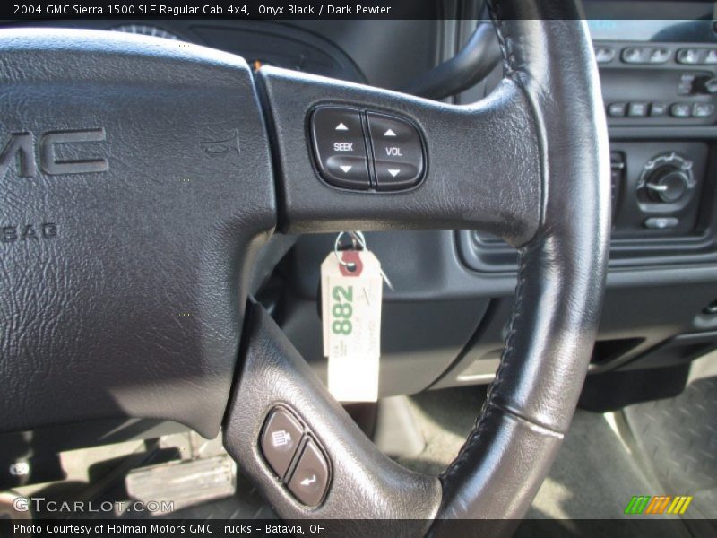 Onyx Black / Dark Pewter 2004 GMC Sierra 1500 SLE Regular Cab 4x4