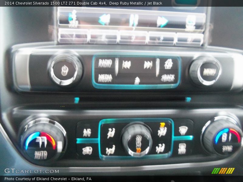 Deep Ruby Metallic / Jet Black 2014 Chevrolet Silverado 1500 LTZ Z71 Double Cab 4x4